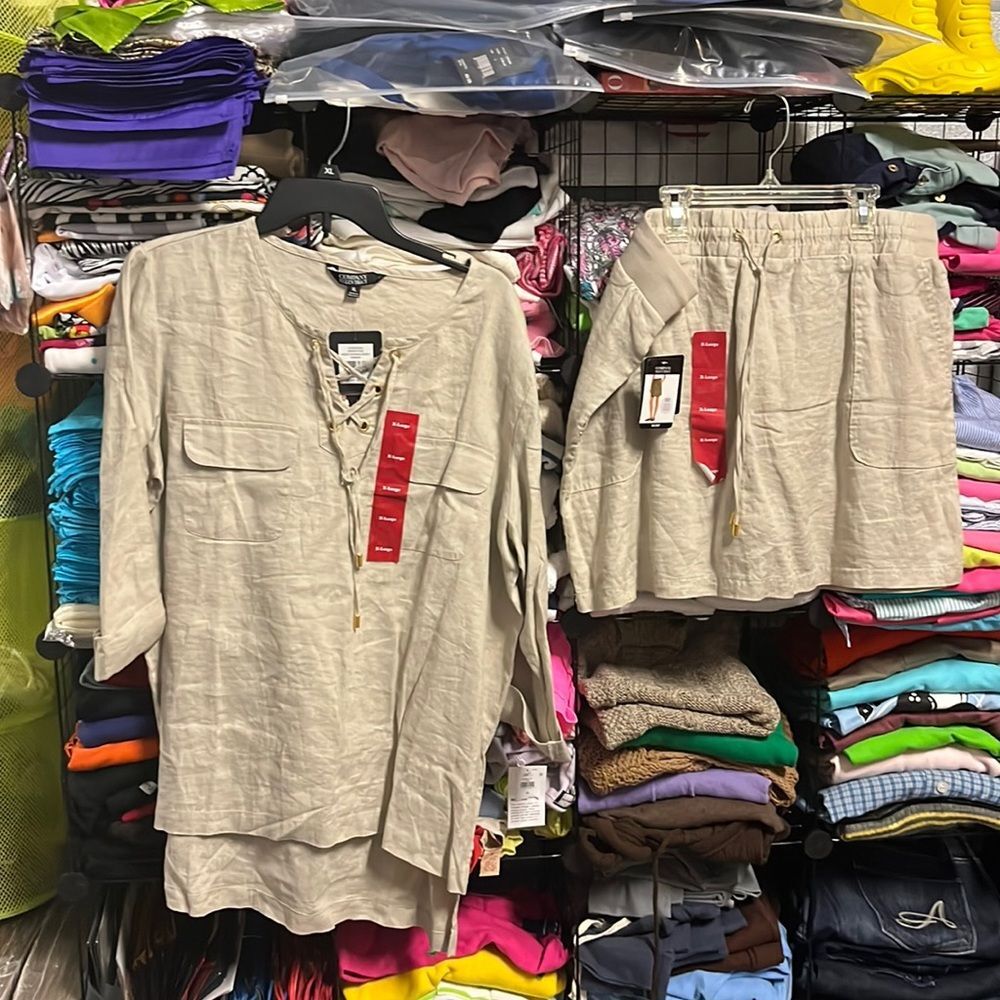 Ellen Tracy linen shirt